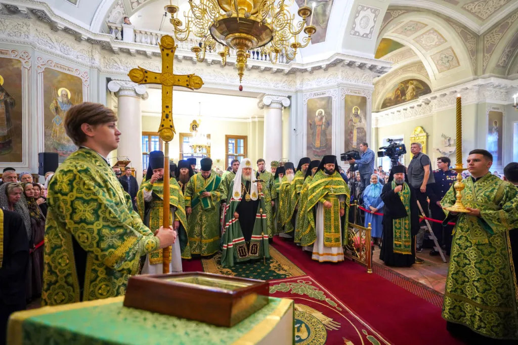 Святейший Патриарх Кирилл возглавил престольные торжества в Даниловом монастыре и совершил пресвитерскую хиротонию насельника обители