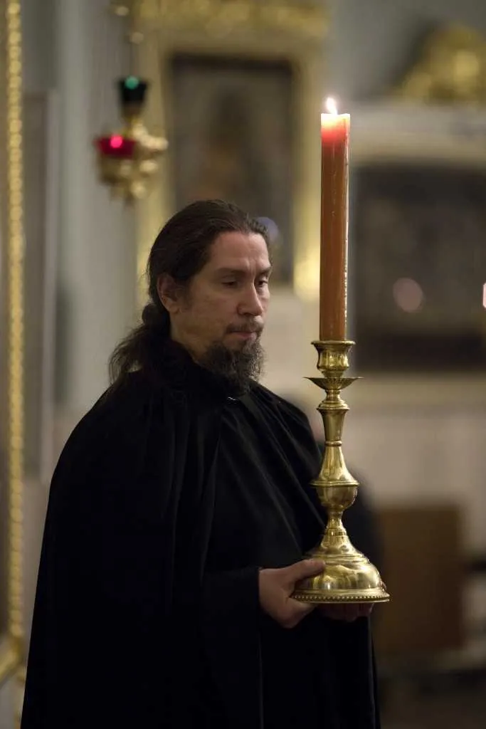 В Даниловом монастыре состоялось отпевание новопреставленного иеромонаха Луки (Филатова)