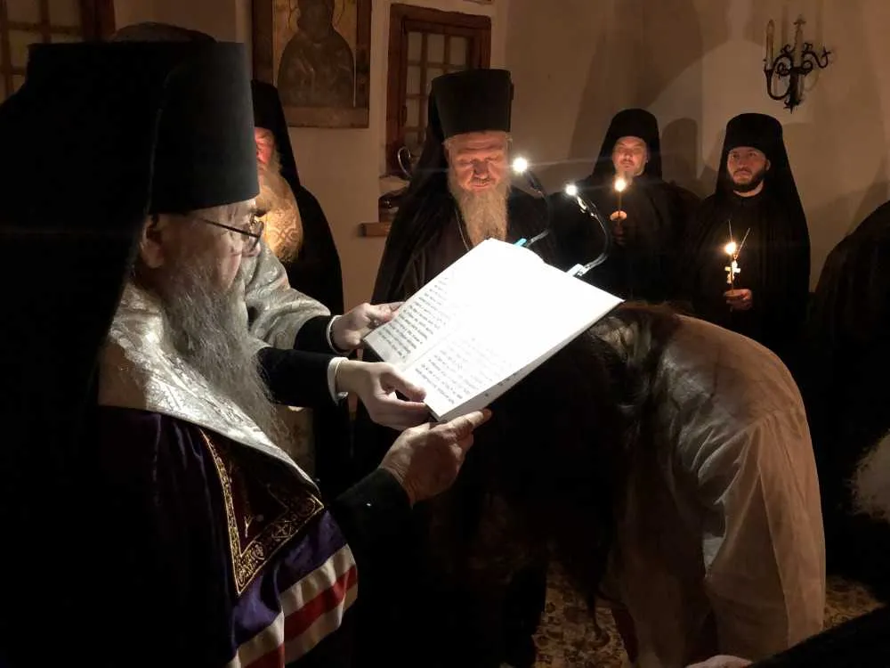 В Даниловом монастыре совершен монашеский постриг