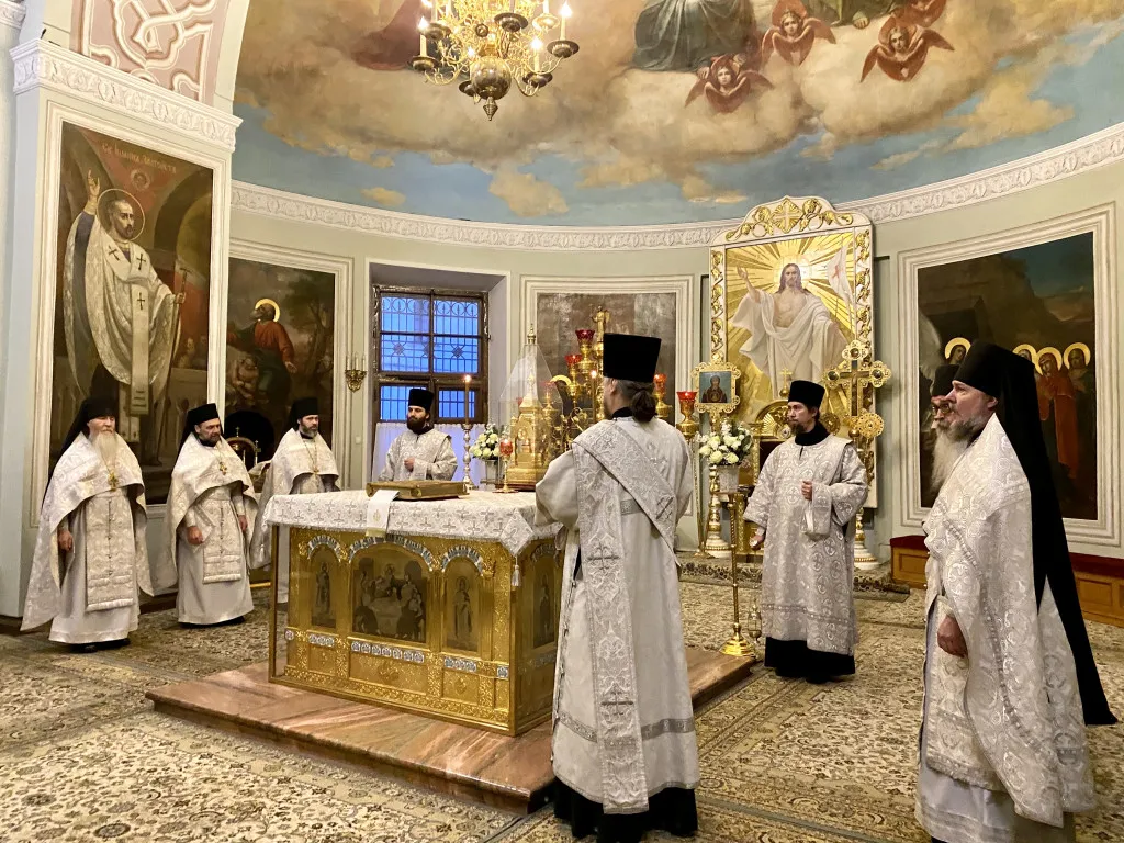 В Даниловой обители прошли торжественные богослужения Навечерия Рождества Христова