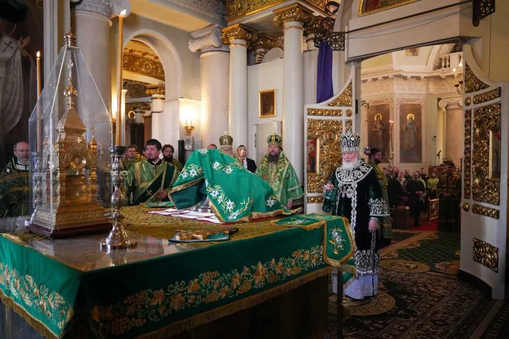 Святейший Патриарх Кирилл возглавил престольные торжества в обители князя Даниила