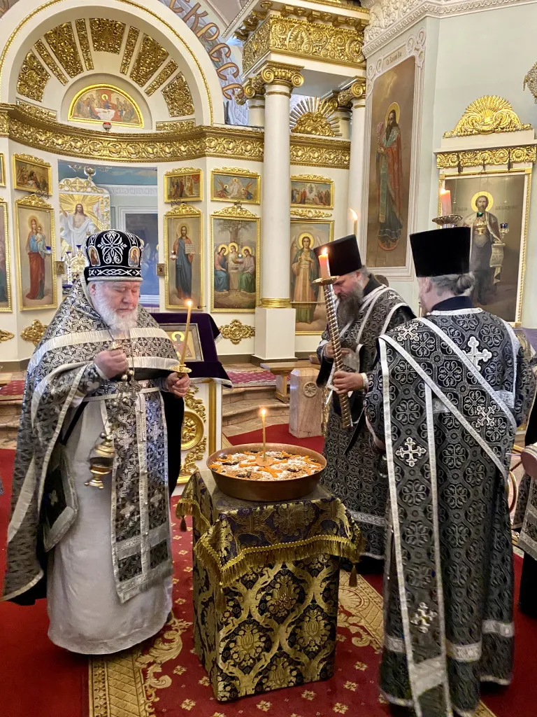 Литургия Преждеосвященных Даров в Даниловой обители в пятницу первой седмицы Великого поста