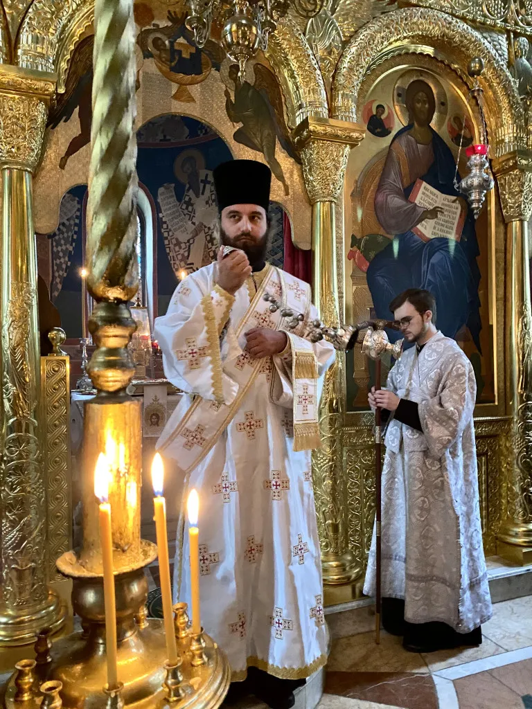 Епископ Алексий возглавил престольные торжества на Свято-Преображенском подворье Данилова монастыря