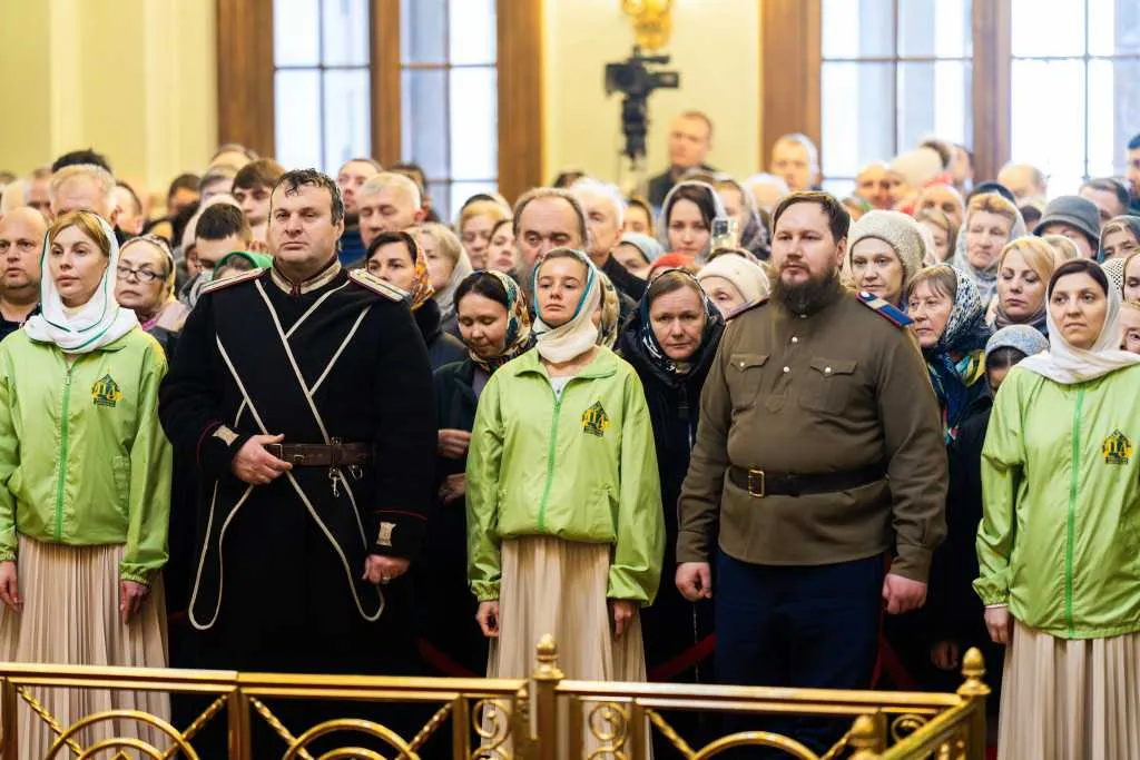 В Неделю сыропустную, день памяти благоверного князя Даниила Московского, Святейший Патриарх Кирилл совершил Литургию в Даниловом ставропигиальном монастыре