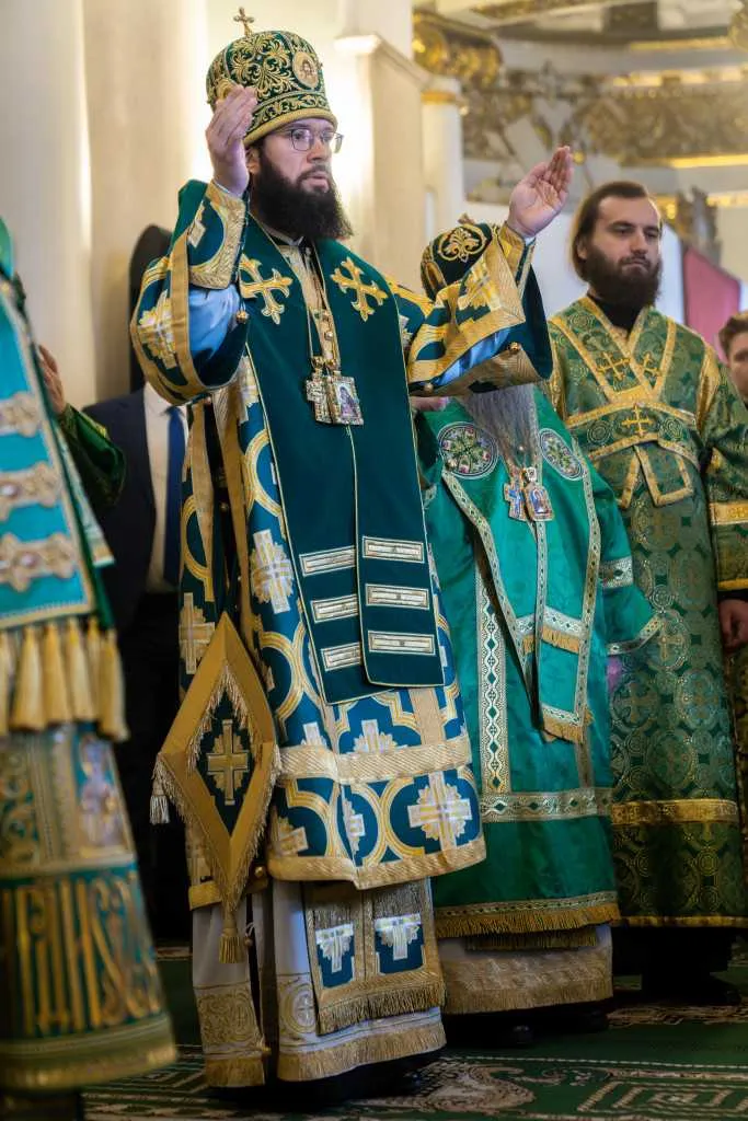 В Неделю сыропустную, день памяти благоверного князя Даниила Московского, Святейший Патриарх Кирилл совершил Литургию в Даниловом ставропигиальном монастыре