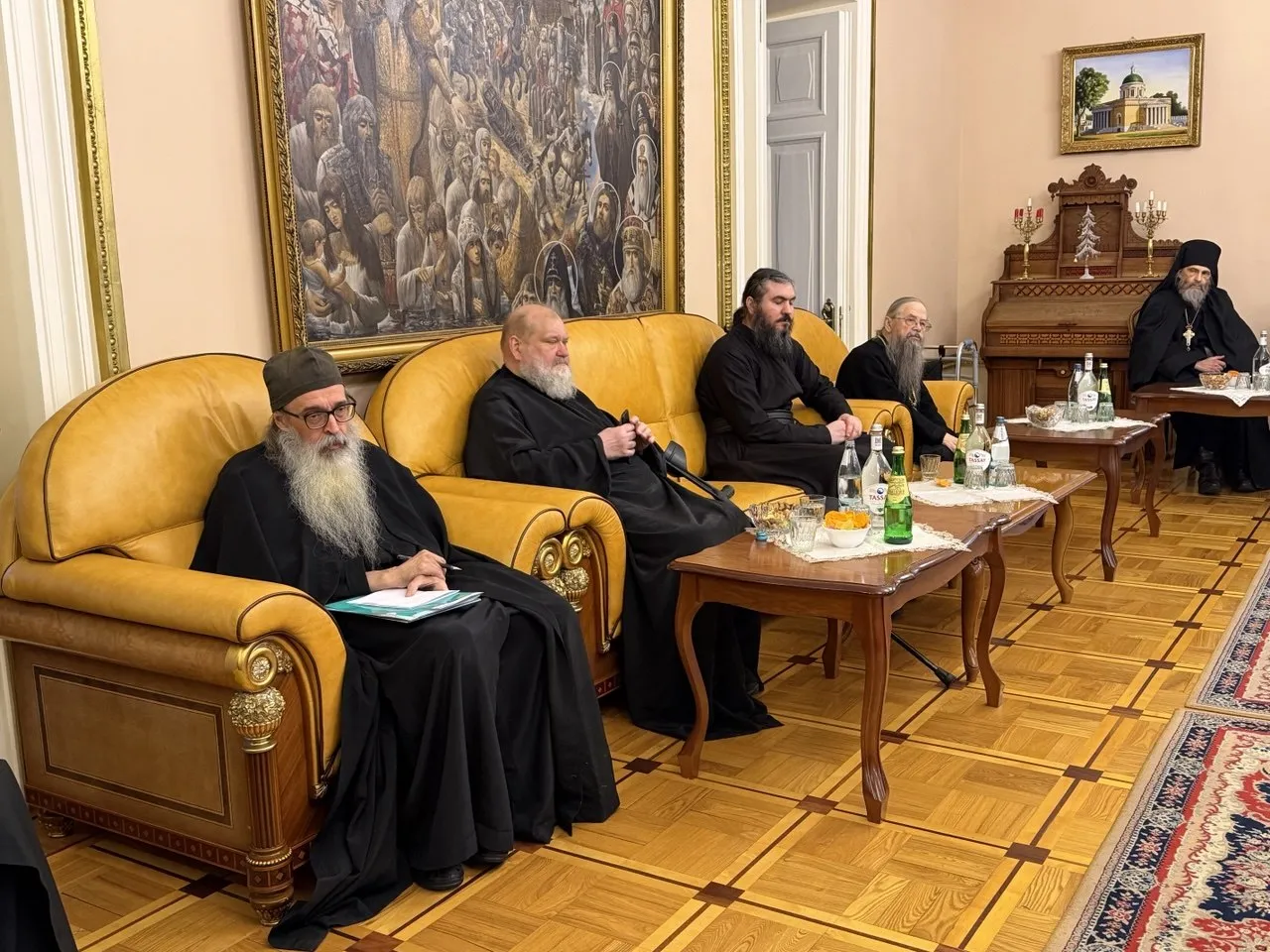 В обители состоялась очередная встреча братии монастыря, посвященная Даниловским новомученикам