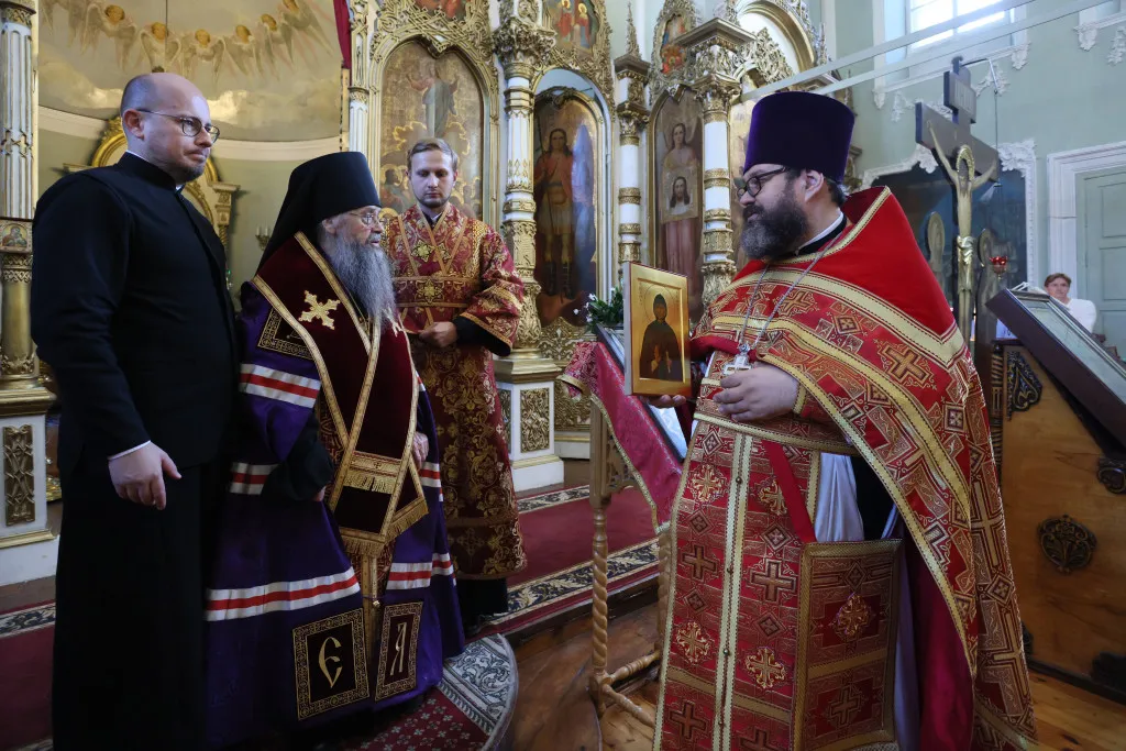 Епископ Алексий, братия и сотрудники Даниловой обители посетили город Кашин