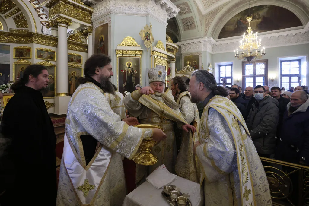 Данилова обитель встретила праздник Крещения Господня