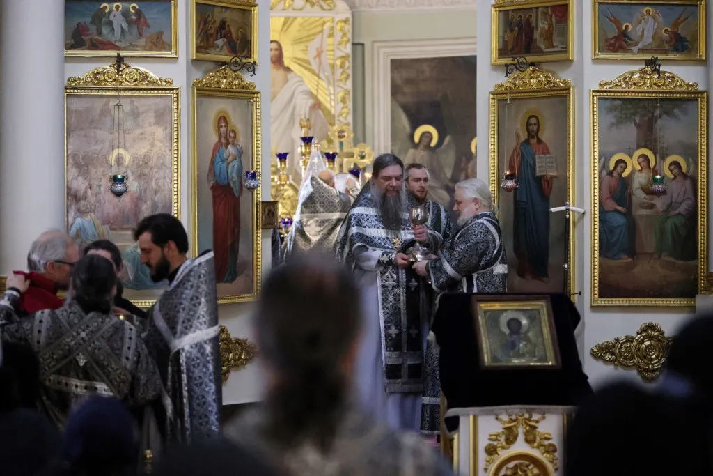 В среду первой седмицы Великого поста епископ Алексий совершил Литургию Преждеосвященных Даров