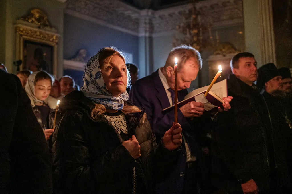 В среду первой седмицы Великого поста Святейший Патриарх Кирилл совершил повечерие с чтением Великого канона прп. Андрея Критского в Даниловом монастыре