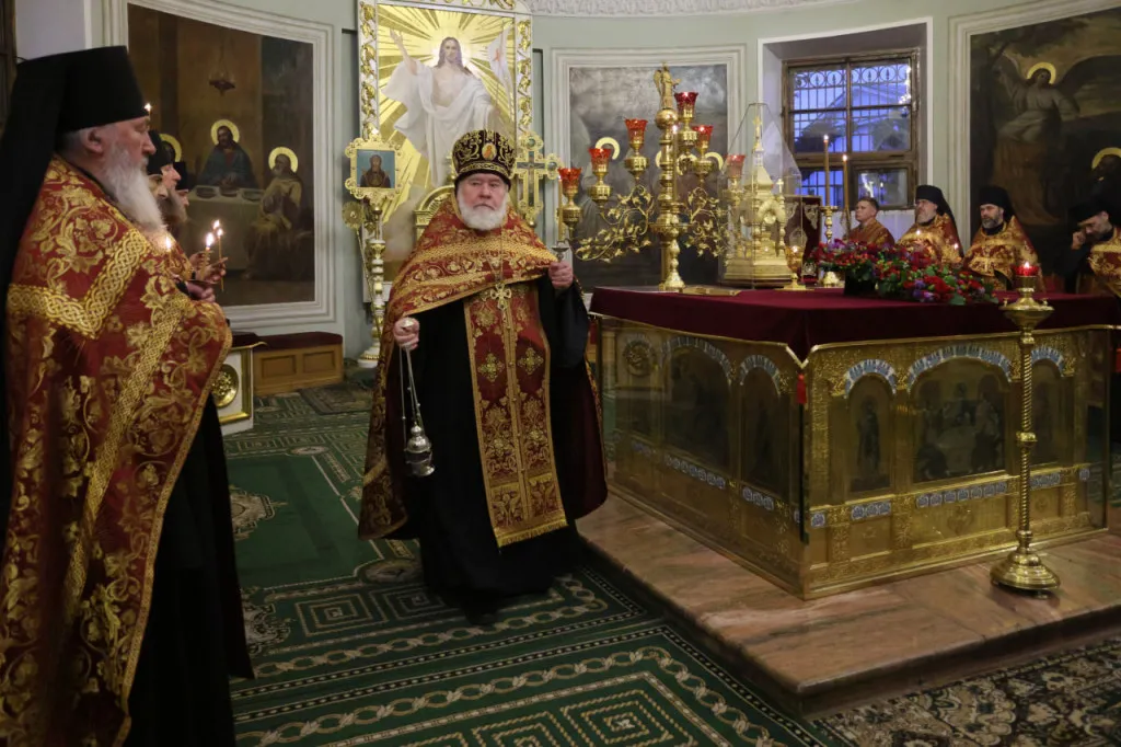 Обитель князя Даниила встретила праздник Воздвижения Честного и Животворящего Креста Господня