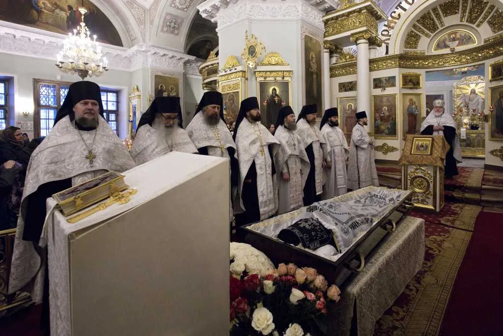 В Даниловом монастыре состоялось отпевание новопреставленного иеромонаха Луки (Филатова)