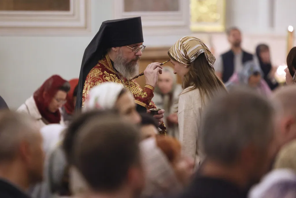 В Даниловой обители прошли торжественные богослужения праздника Воздвижения Креста Господня