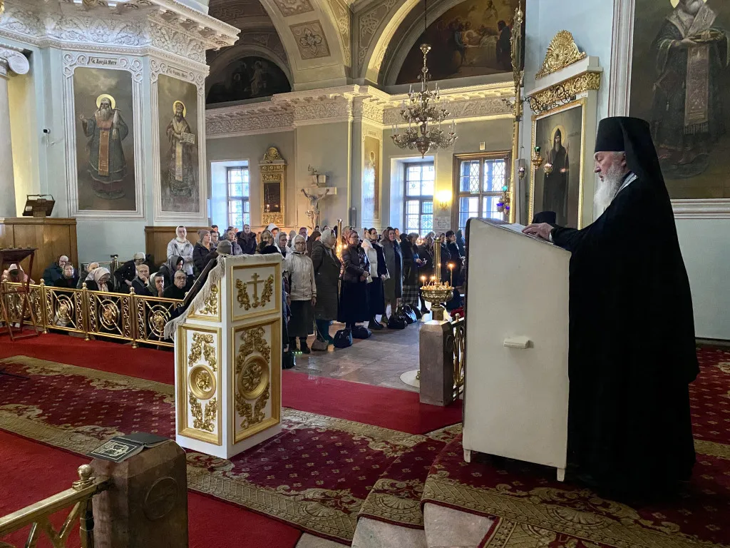 Епископ Алексий возглавил утреню с чтением Великого канона преподобного Андрея Критского
