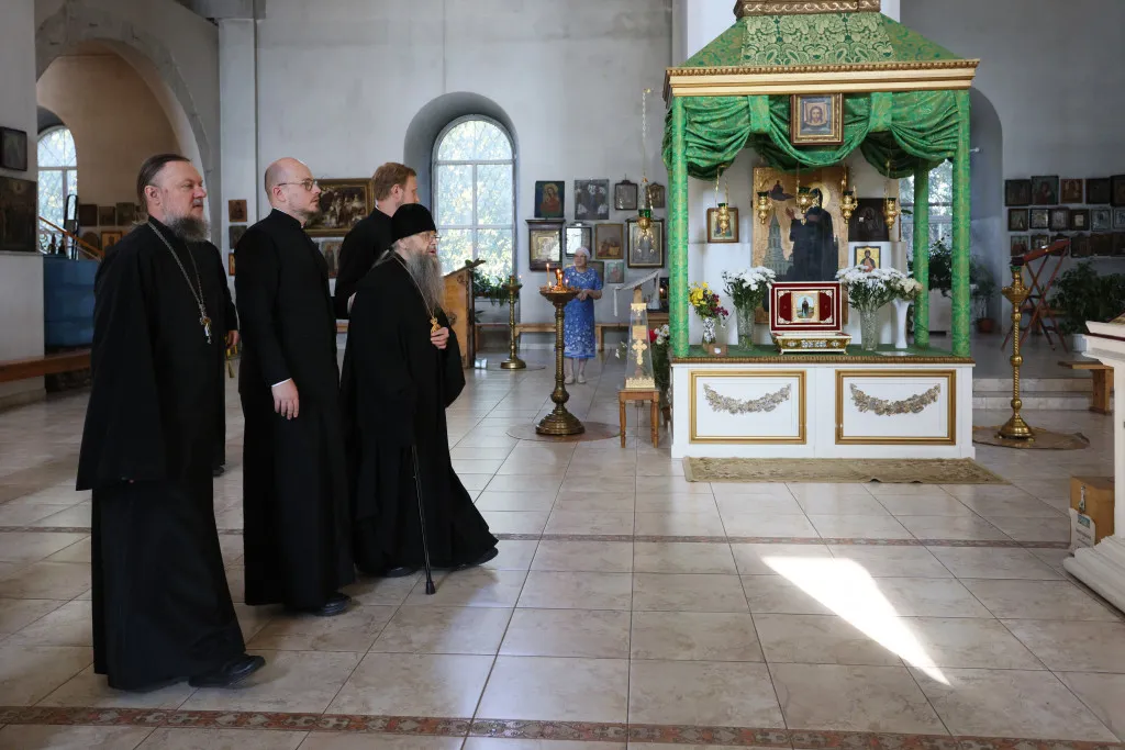 Епископ Алексий, братия и сотрудники Даниловой обители посетили город Кашин