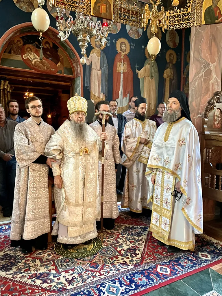 Епископ Алексий возглавил престольные торжества на Свято-Преображенском подворье Данилова монастыря