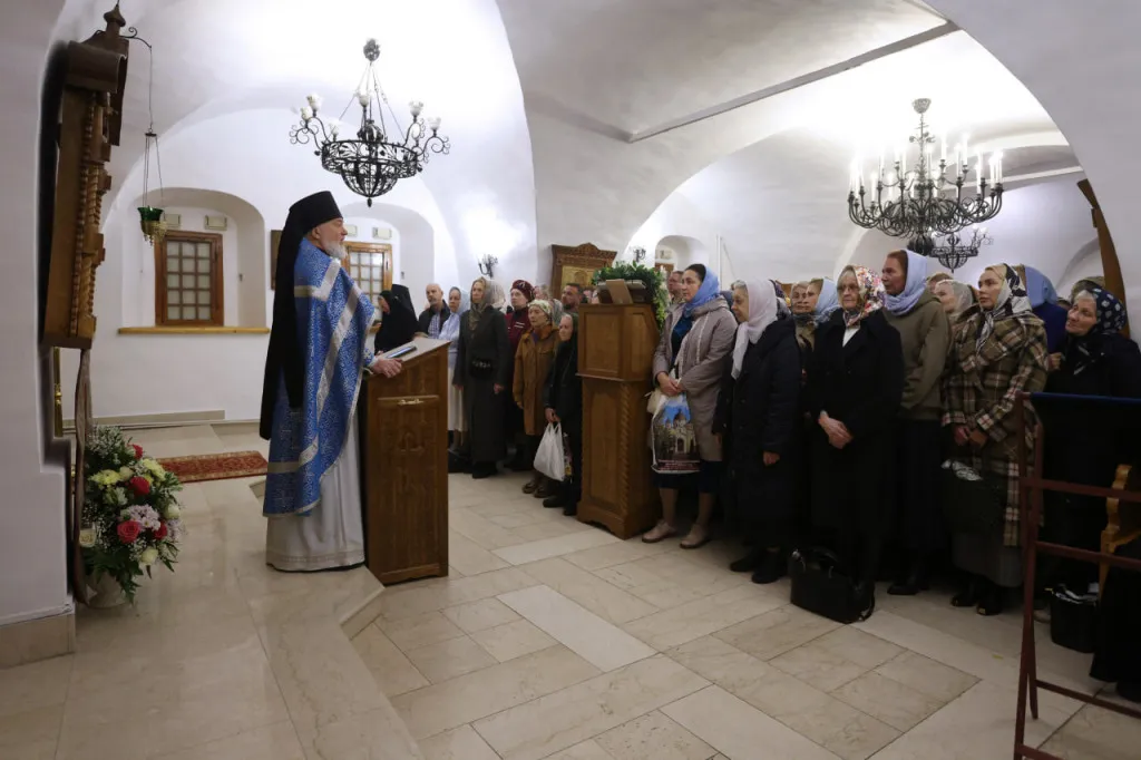 В Даниловом монастыре прошли торжественные богослужения праздника Покрова Божией Матери