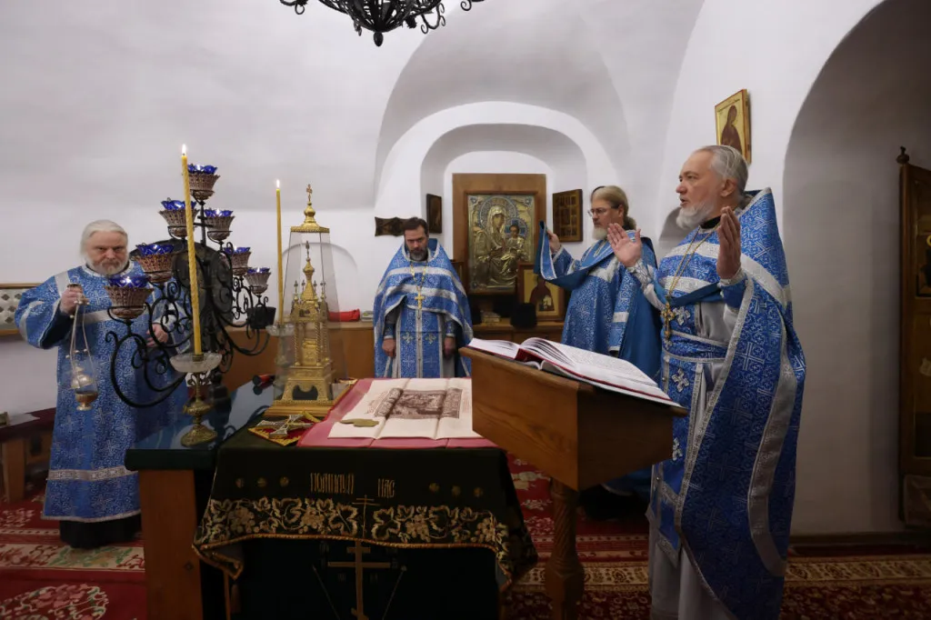 В Даниловом монастыре прошли торжественные богослужения праздника Покрова Божией Матери