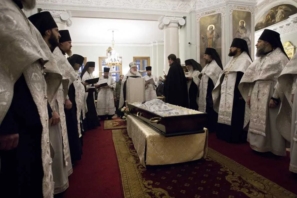 В Даниловом монастыре состоялось отпевание новопреставленного иеромонаха Луки (Филатова)