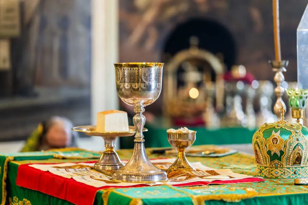 В Неделю сыропустную, день памяти благоверного князя Даниила Московского, Святейший Патриарх Кирилл совершил Литургию в Даниловом ставропигиальном монастыре