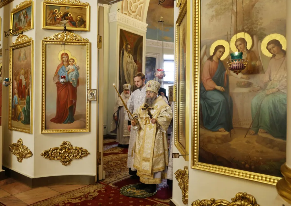 В день памяти святителя Алексия Московского в обители князя Даниила была совершена торжественная Литургия