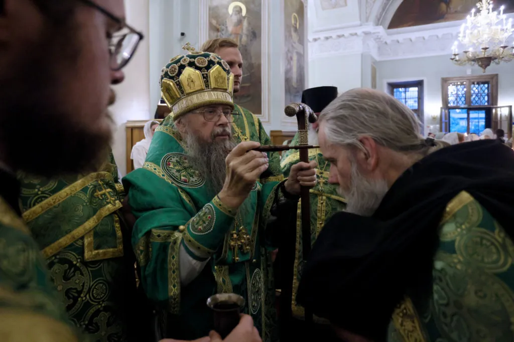 Святейший Патриарх Кирилл возглавил престольные торжества в Даниловом монастыре и совершил пресвитерскую хиротонию насельника обители