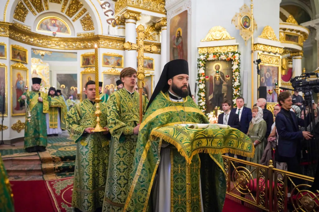 Святейший Патриарх Кирилл возглавил престольные торжества в Даниловом монастыре и совершил пресвитерскую хиротонию насельника обители