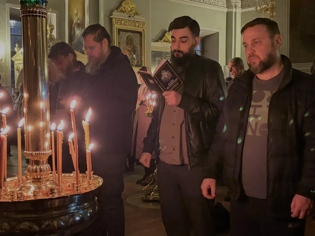 В Даниловом монастыре совершена утреня Четвертка Великого канона