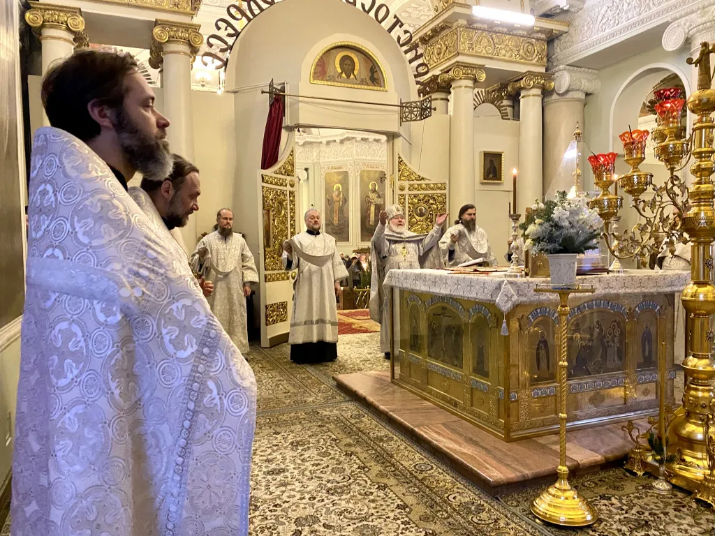 В Даниловой обители прошли торжественные богослужения Навечерия Рождества Христова