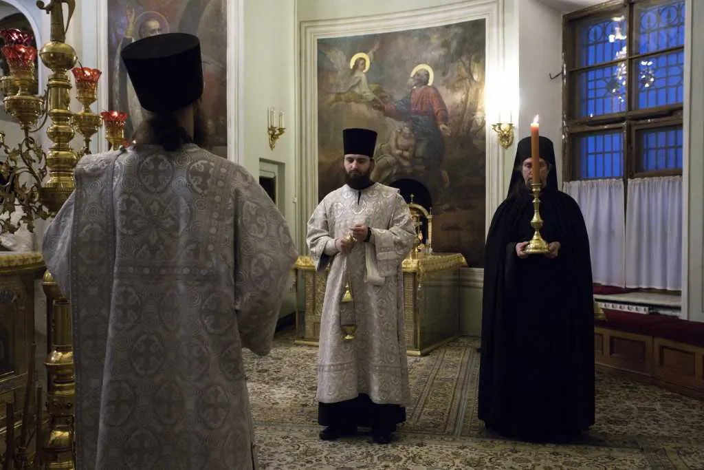 В Даниловом монастыре состоялось отпевание новопреставленного иеромонаха Луки (Филатова)