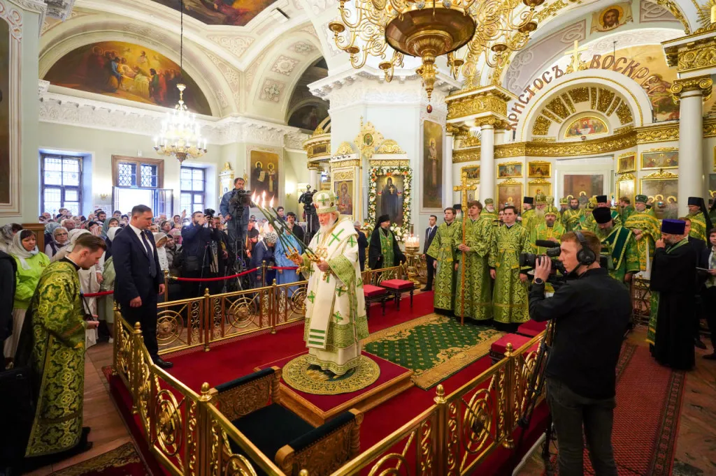 Святейший Патриарх Кирилл возглавил престольные торжества в Даниловом монастыре и совершил пресвитерскую хиротонию насельника обители