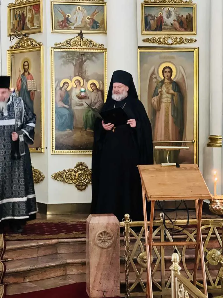 Епископ Алексий в обители князя Даниила совершил первую в этом году Литургию Преждеосвященных Даров