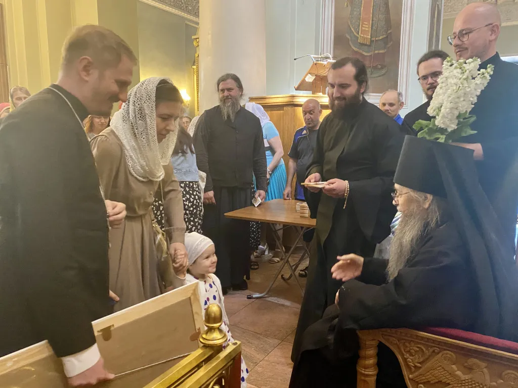 В день памяти святителя Алексия Московского в обители князя Даниила была совершена торжественная Литургия