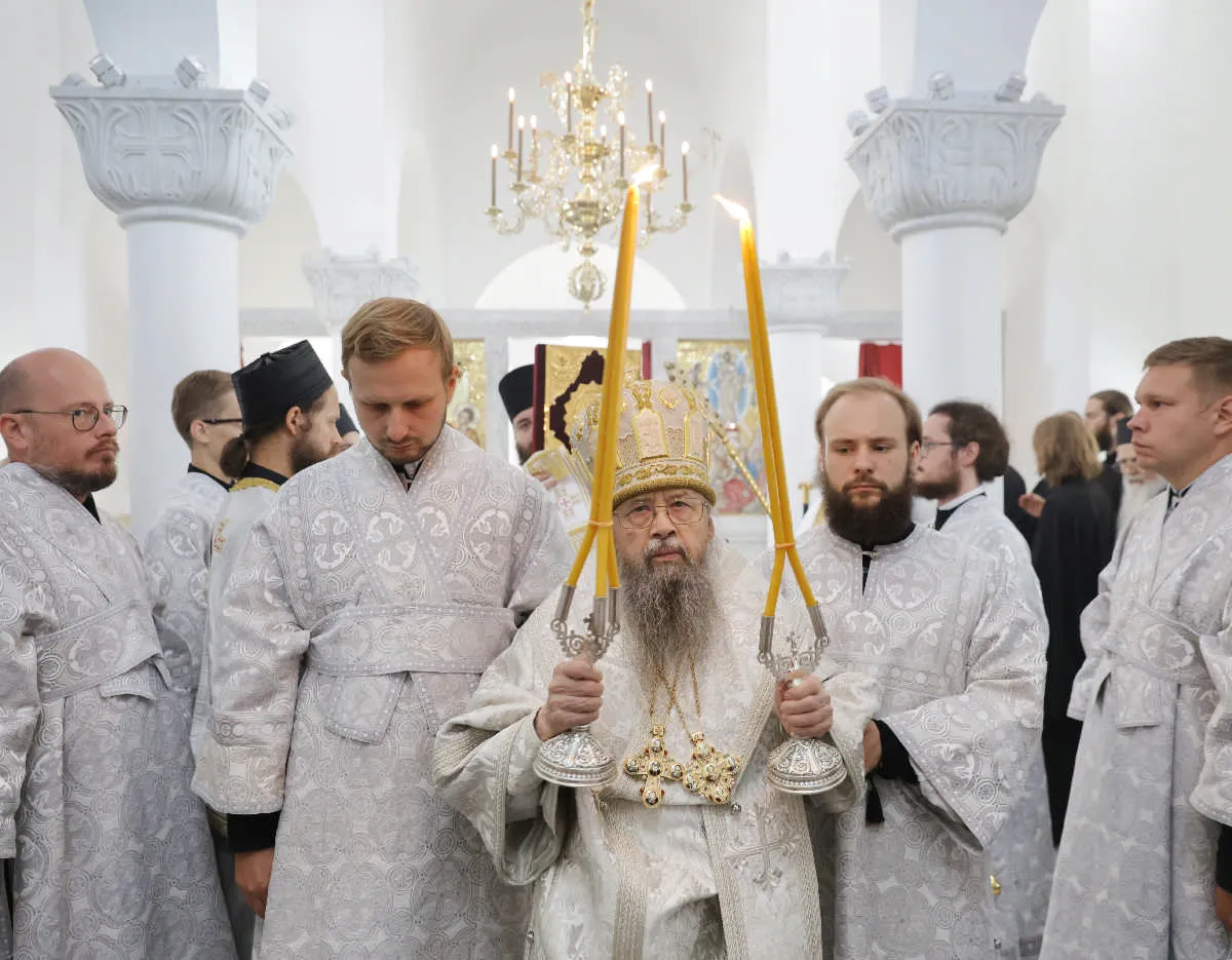 Епископ Алексий возглавил престольные торжества в Свято-Преображенском скиту Данилова монастыря