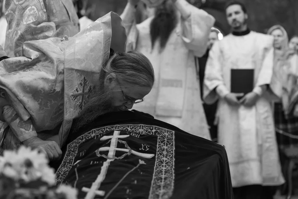 В Троице-Сергиевой Лавре простились с игуменом Кронидом (Каревым)