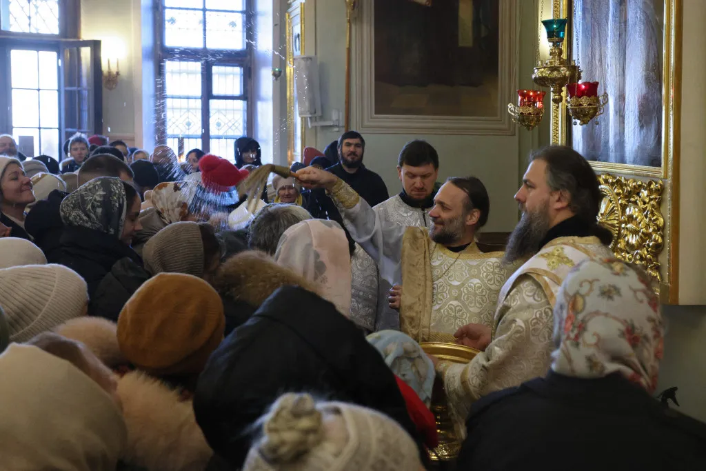 Данилова обитель встретила праздник Крещения Господня