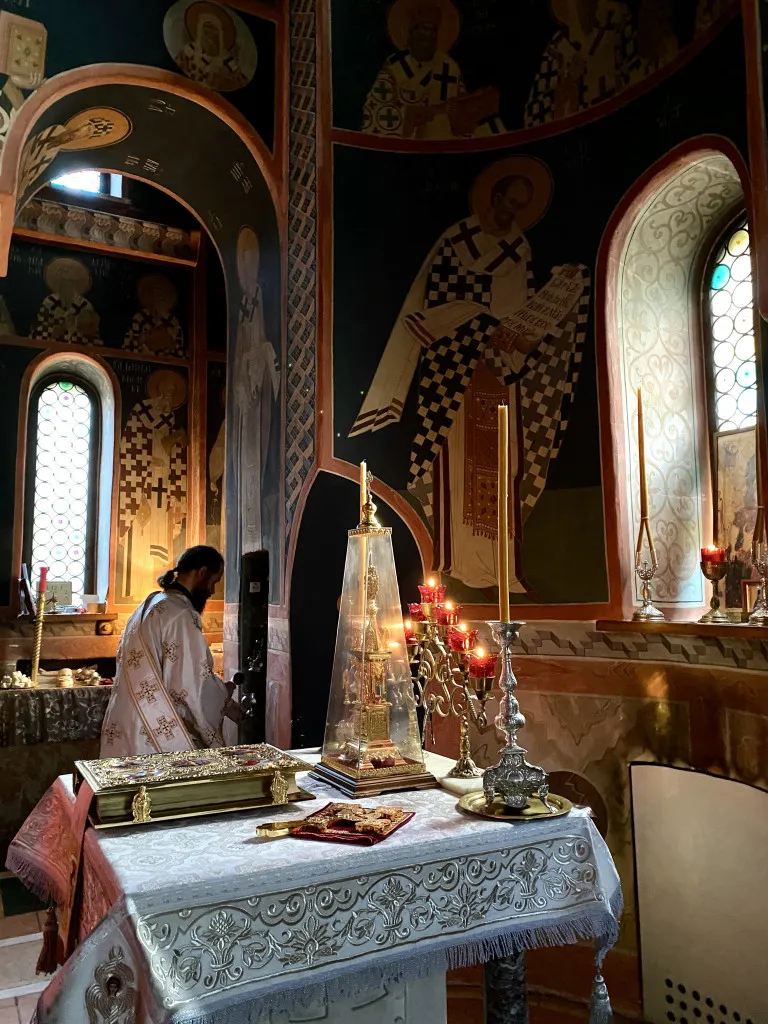 Епископ Алексий возглавил престольные торжества на Свято-Преображенском подворье Данилова монастыря