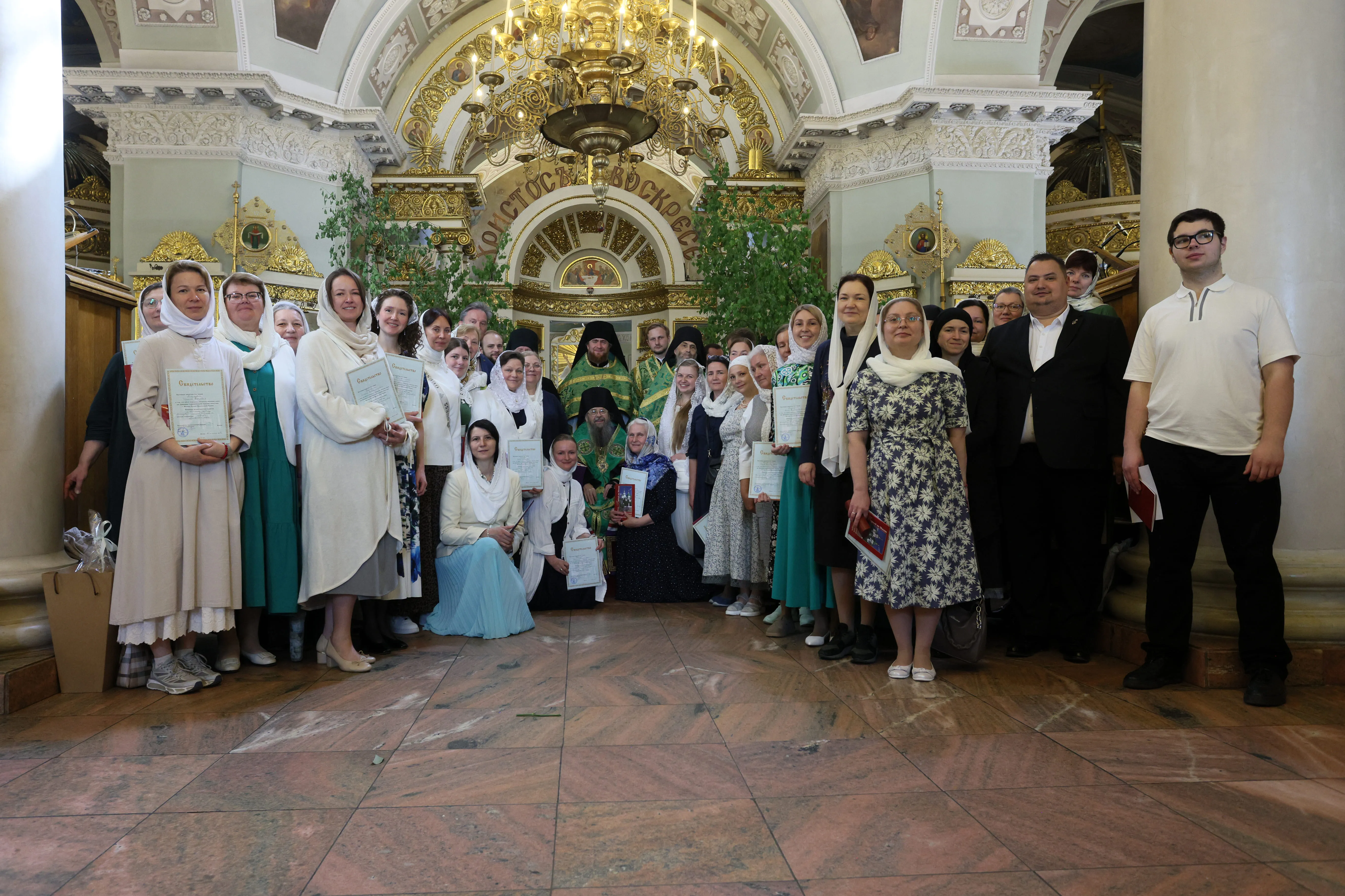 Регентско-певческие курсы при Даниловом монастыре отметили выпускной