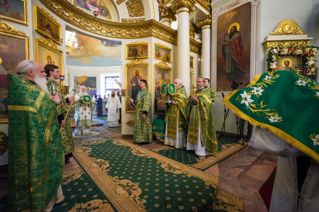 Святейший Патриарх Кирилл возглавил престольные торжества в Даниловом монастыре и совершил пресвитерскую хиротонию насельника обители