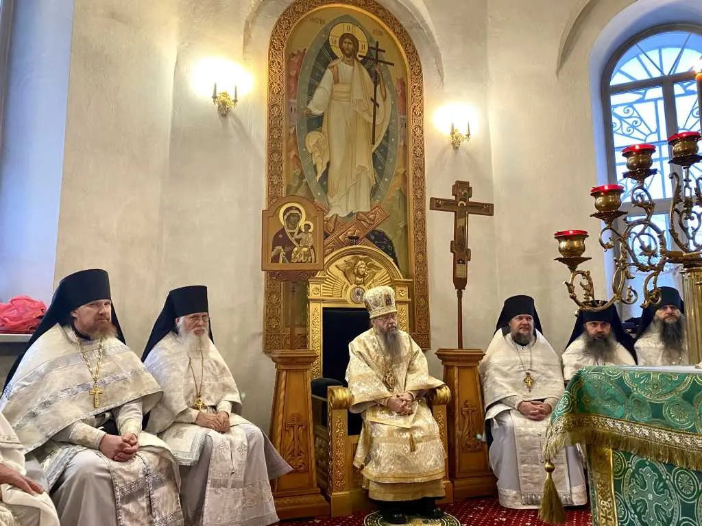 Епископ Алексий возглавил престольные торжества храма в честь Архистратига Михаила в селе Михеи