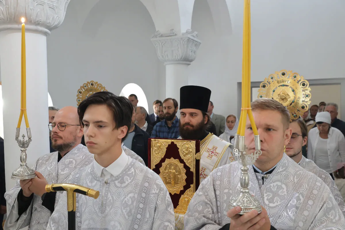 Епископ Алексий возглавил престольные торжества в Свято-Преображенском скиту Данилова монастыря