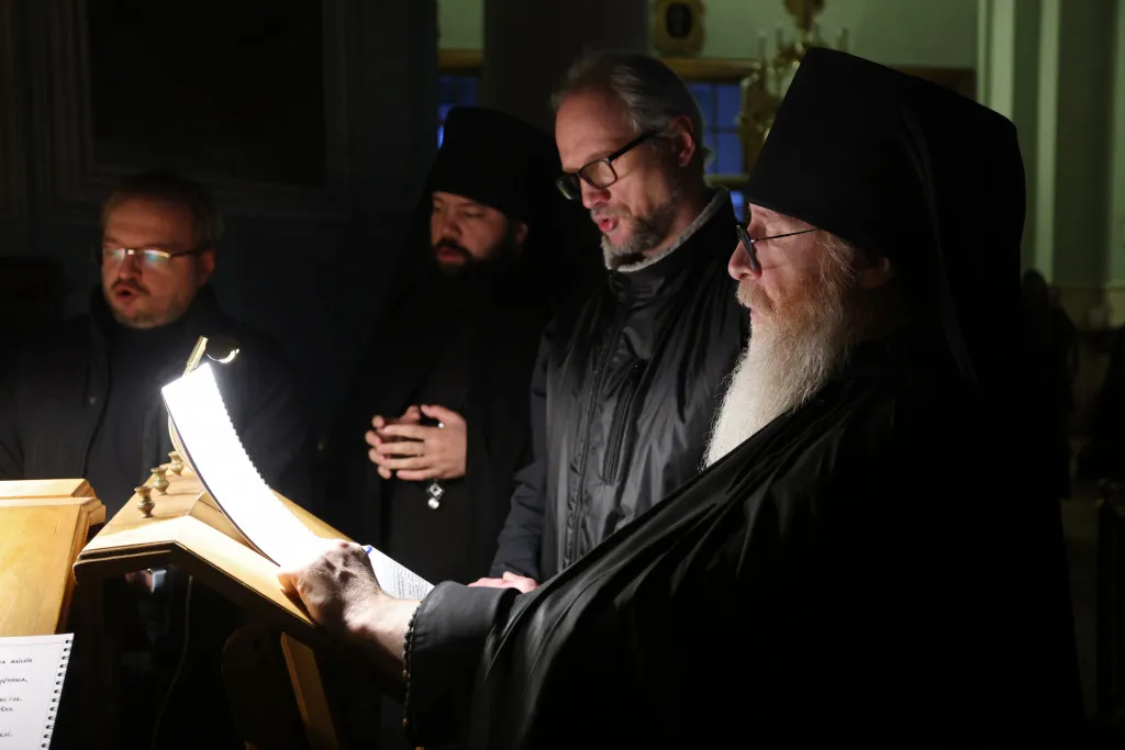 В среду первой седмицы Великого поста епископ Алексий совершил Литургию Преждеосвященных Даров