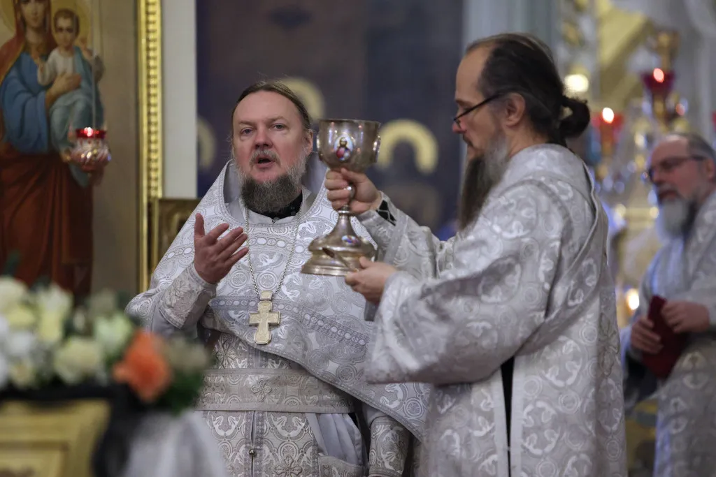 В Крещенский сочельник в Даниловом монастыре прошли торжественные богослужения