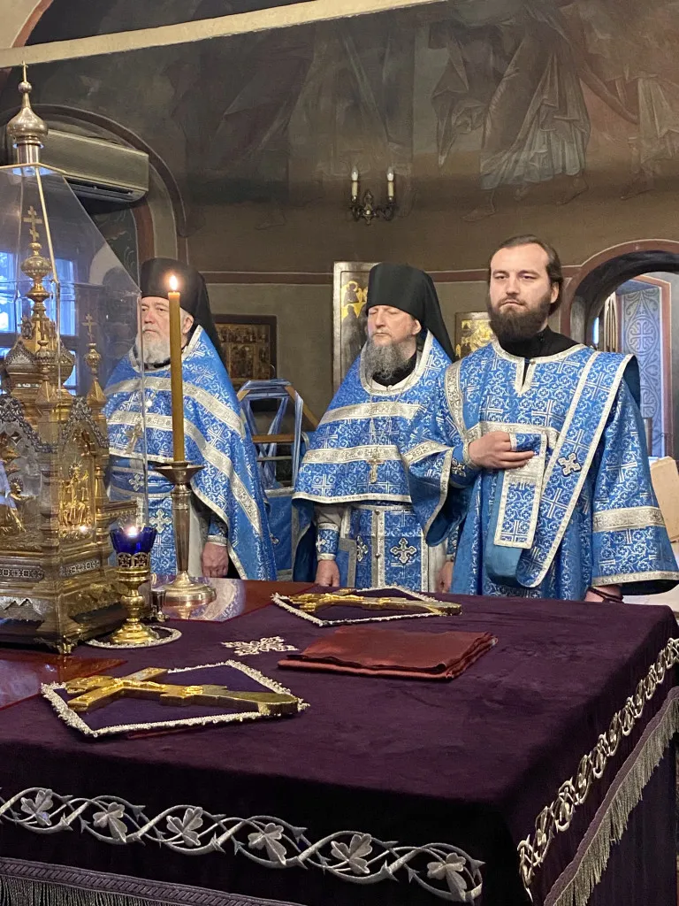 В Даниловой обители прошли богослужения Субботы Акафиста