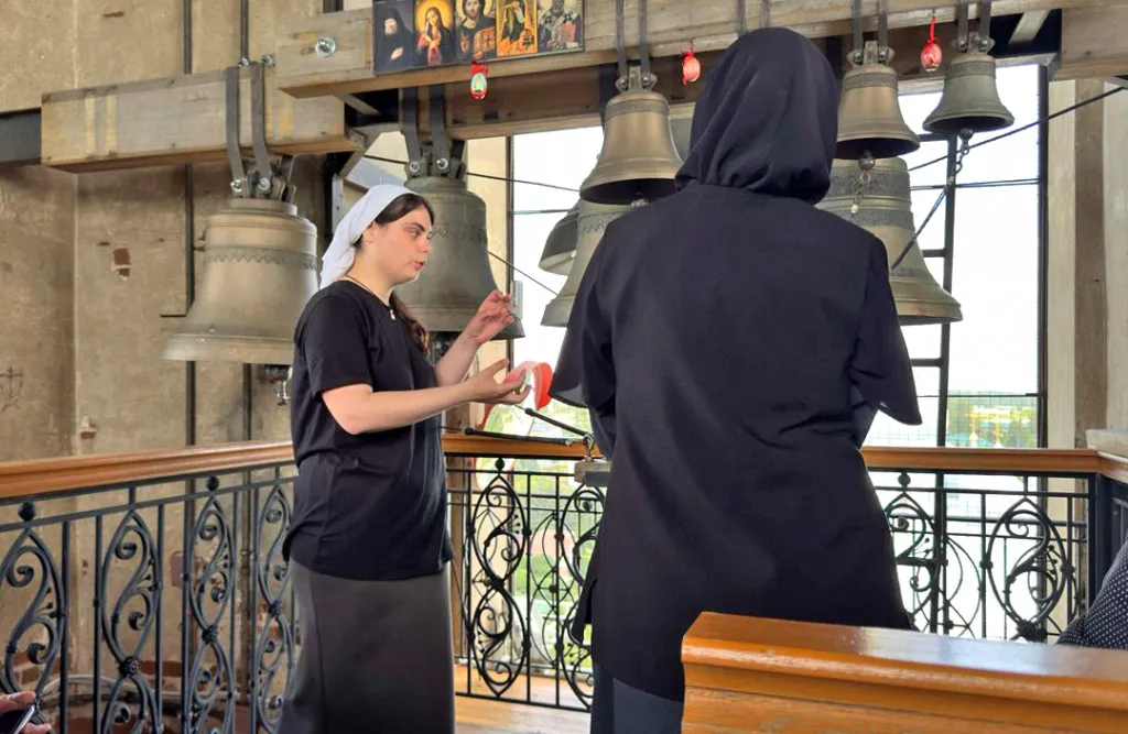 Звонарь Данилова монастыря провела занятия с дивеевскими сестрами