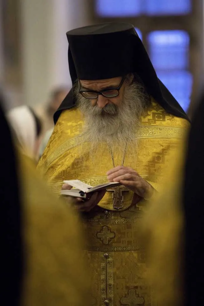 Божественная Литургия в Даниловом монастыре в Неделю 28-ю по Пятидесятнице