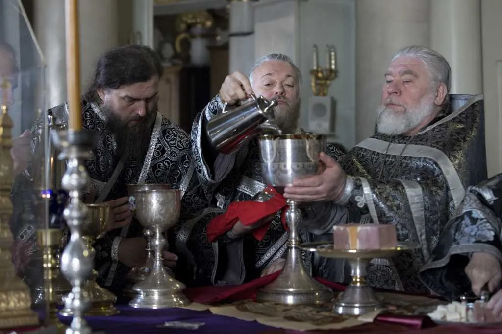 Литургия Преждеосвященных Даров в Даниловой обители