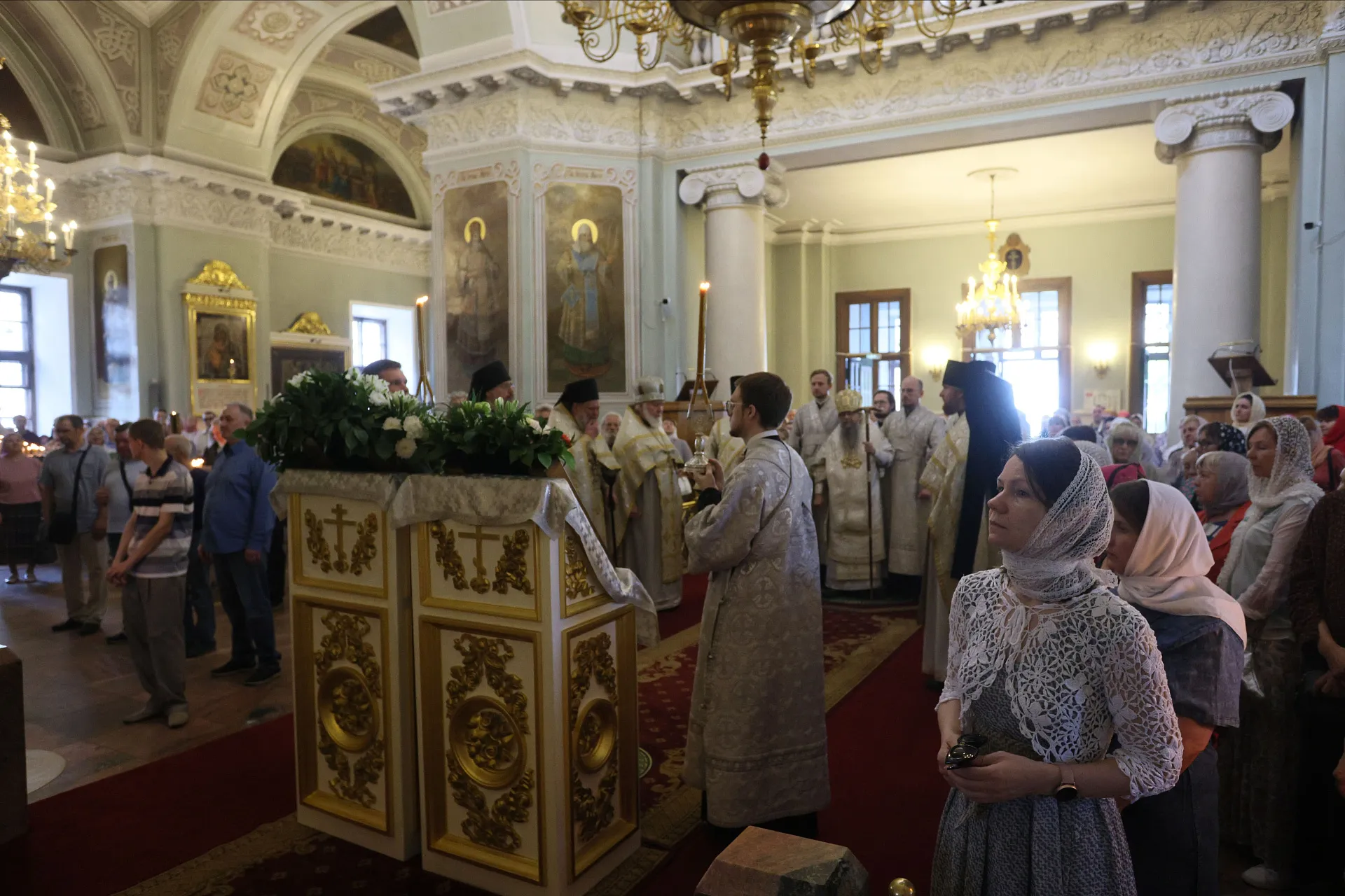 Обитель князя Даниила встретила праздник Вознесения Господня