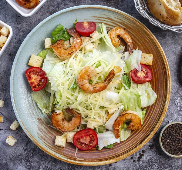 Цезарь с креветками
