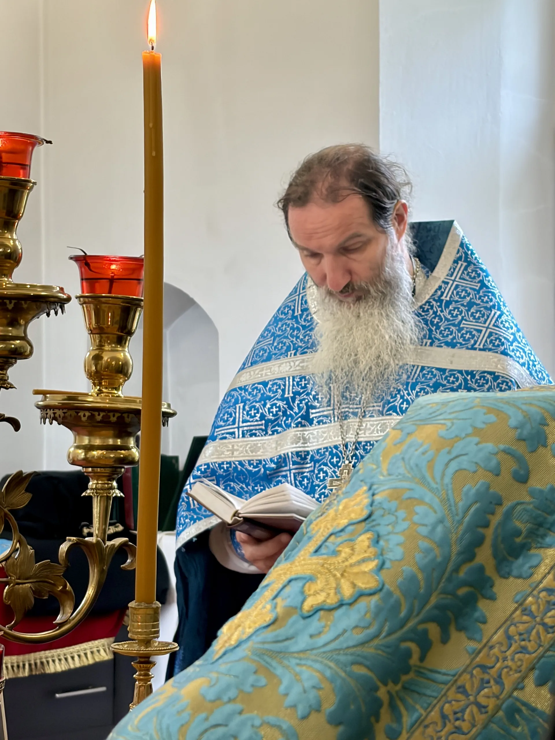 В день иконы Божией Матери «Всецарица» епископ Алексий возглавил торжества на подворье Данилова монастыря 